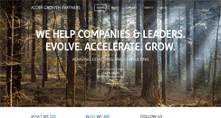 Desktop Screenshot of aldergrowthpartners.com